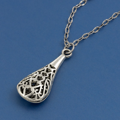 Pendant on a Silver Plated Chain