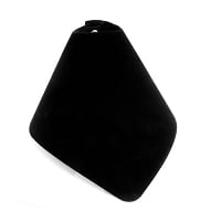Foldable Necklace Cone Display Black