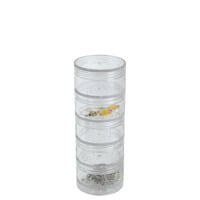 Round Stackable Storage Jars (5-Pcs)
