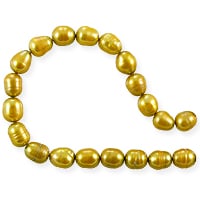 Freshwater Rice Pearl Gold 6-7mm (16