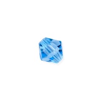 Preciosa Crystal Bicone Bead 4mm Aquamarine (10-Pcs)