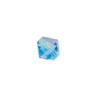 Preciosa Crystal Bicone Bead 4mm Aquamarine AB (10-Pcs)