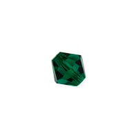 Preciosa Crystal Bicone Bead 4mm Emerald (10-Pcs)