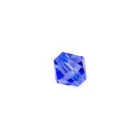Preciosa Crystal Bicone Bead 4mm Sapphire (10-Pcs)