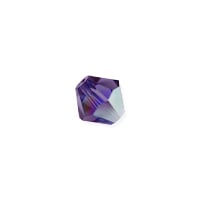 Preciosa Crystal Bicone Bead 4mm Tanzanite AB (10-Pcs)