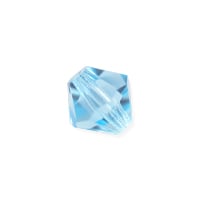 Preciosa Crystal Bicone Bead 8mm Aqua Bohemica (10-Pcs)