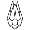 Preciosa Crystal Drop Pendant - 984 - Line Drawing