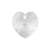 Preciosa Crystal Heart Pendant 14mm Crystal (1-Pc)