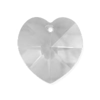 Preciosa Crystal Heart Pendant 18mm Crystal (1-Pc)