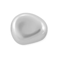 Preciosa Crystal Nacre Elliptic Pearl 16x14mm White (10-Pcs)