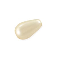 Preciosa Crystal Nacre Pearshape Pearl 10x6mm Cream (10-Pcs)