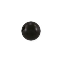 Preciosa Crystal Nacre Round Pearl 6mm Magic Black (10-Pcs)