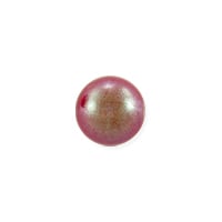 Preciosa Crystal Nacre Round Pearl 6mm Pearlescent Red (10-Pcs)