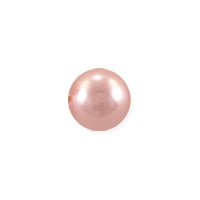 Preciosa Crystal Nacre Round Pearl 6mm Rosaline (10-Pcs)