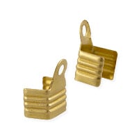 Cup Chain End Connector 6mm Brass (1-Pc)