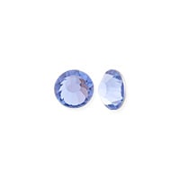 Preciosa Crystal VIVA12 Flat Back Rhinestone 3mm (SS12) Light Sapphire (10-Pcs)