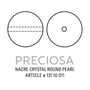 Preciosa Crystal Nacre Round Pearl 4mm White (Factory Pack of 600)