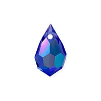 Preciosa Crystal 681 Drop Pendant 10x6mm Sapphire AB (1-Pc)