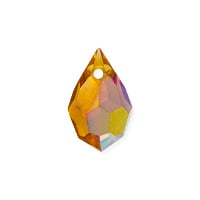 Preciosa Crystal 681 Drop Pendant 10x6mm Topaz AB (1-Pc)