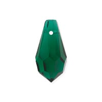 Preciosa Crystal 984 Drop Pendant 18x9mm Emerald (1-Pc)