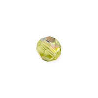 Preciosa Crystal Round Bead 4mm Jonquil AB (10-Pcs)
