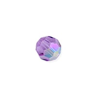 Preciosa Crystal Round Bead 4mm Violet AB (10-Pcs)
