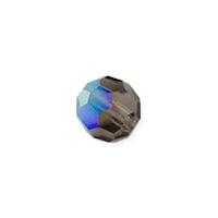 Preciosa Crystal Round Bead 6mm Black Diamond AB (10-Pcs)