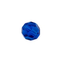 Preciosa Crystal Round Bead 6mm Capri Blue (10-Pcs)