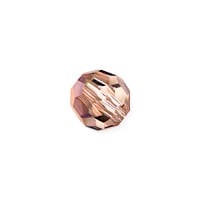 Preciosa Crystal Round Bead 6mm Crystal Capri Gold (10-Pcs)