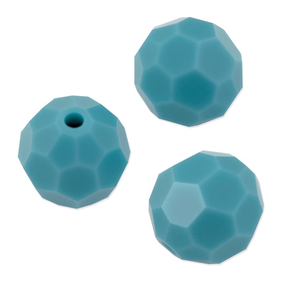 Preciosa Crystal Round Bead 6mm Turquoise (10-Pcs)