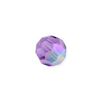 Preciosa Crystal Round Bead 6mm Violet AB (10-Pcs)