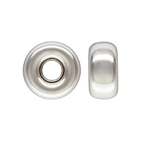 Rondelle Spacer Bead 4.2x2.3mm Sterling Silver