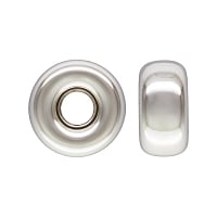 Rondelle Spacer Bead 5.3x2.8mm Sterling Silver