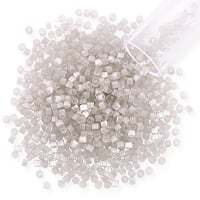 Miyuki Delica Seed Bead 11/0 Ceylon Silk Soft Grey (3 Gram Tube)