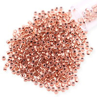 Miyuki Delica Seed Bead 11/0 Copper Lined Crystal (3 Gram Tube)