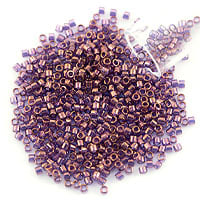 Miyuki Delica Seed Bead 11/0 Gold Luster Light Purple (3 Gram Tube)