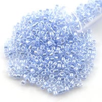 Miyuki Delica Seed Bead 11/0 Ceylon Pastel Blue Opaque (3 Gram Tube)
