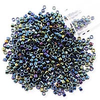 Miyuki Delica Seed Bead 11/0 Iris Blue (3 Gram Tube)