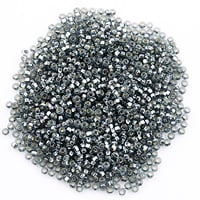 Preciosa Czech Seed Beads 11/0 Silver Lined Black Diamond (10 Grams)
