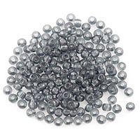 Preciosa Czech Seed Beads 6/0 Transparent Black Diamond (10 Grams)