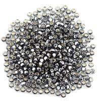Preciosa Czech Seed Beads 8/0 Silver Lined Black Diamond (10 Grams) 