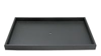 Standard Size Stackable Black Plastic Jewelry Tray 1