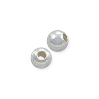 Round Bead Lightweight 3mm Sterling Silver (10-Pcs)