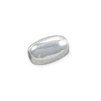 Oval Bead 4.5x3mm Sterling Silver (1-Pc)
