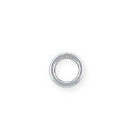 4mm Sterling Silver Round Closed Jump Ring (1-Pc)