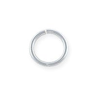 8mm Sterling Silver Round Open Jump Ring (1-Pc)