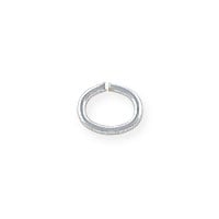 5x4mm Sterling Silver Oval Open Jump Ring (1-Pc)