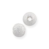 Stardust Beads 4mm Sterling Silver (1-Pc)