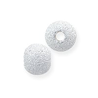 Stardust Bead 5mm Sterling Silver (1-Pc)