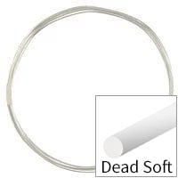 Sterling Silver Wire Round Dead Soft 20ga (Priced per Foot)